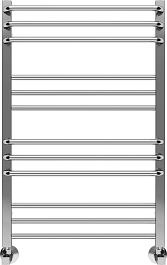 Terminus Полотенцесушитель водяной Соренто П12 500x800 хром – фотография-1