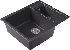 Florentina Мойка кухонная Липси 620 К черная – фотография-2