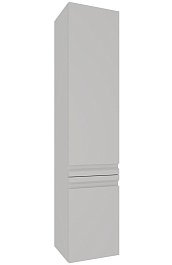 Aquatek Шкаф-пенал Вега 35 AQ70035R-LG серый туман, петли справа – фотография-1