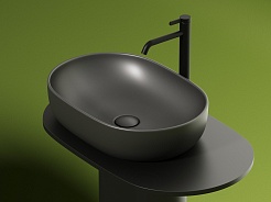 Ceramicanova Мебельная раковина Element 60 CN6047MDH тёмный антрацит матовый – фотография-8