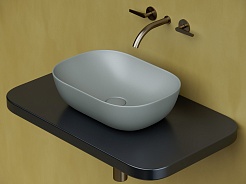 Ceramicanova Мебельная раковина Element 46 CN6009MH антрацит матовый – фотография-2