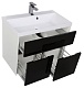 Aquanet Тумба с раковиной "Латина 80" черная (179929) – картинка-14