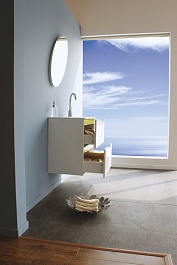 BelBagno Тумба с раковиной подвесная CLIMA 100 Bianco Lucido – фотография-7