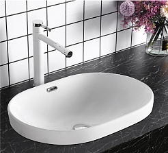 Ceruttispa Раковина полувстраиваемая 60 CR018 белая – фотография-2