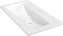 Бриклаер Тумба с раковиной Берлин 80 оникс серый с ручкой дуб золотой – фотография-11