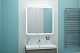 Misty Зеркало-шкаф для ванной Альфредо 80 – фотография-5