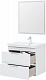 Aquanet Мебель для ванной Ирис New 70 2 ящика подвесная белая глянцевая – фотография-30