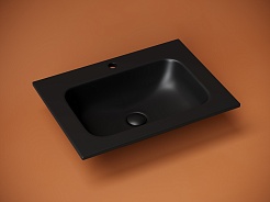 Ceramicanova Мебельная раковина Grace 60 CN7011MB чёрный матовый – фотография-2