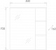 Onika Мебель для ванной Легран 50.3 подвесная дуб галифакс – фотография-28