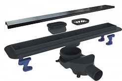 BelBagno Душевой лоток Luce 80 чёрный – фотография-1