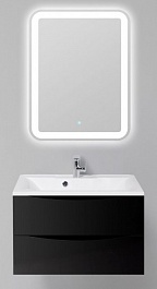 BelBagno Мебель для ванной MARINO 750 Nero Lucido – фотография-1