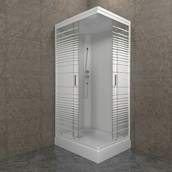 Triton Душевая кабина Квадро 100х80 А Щ0000064615 – фотография-3