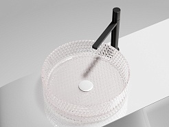 Ceramicanova Мебельная раковина Cristal 36 CN6061 розовая – фотография-10