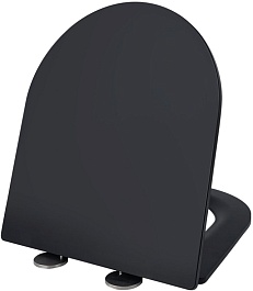Esbano Сиденье для унитаза Azalea/Clavel черное – фотография-1