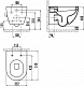 Creavit Унитаз подвесной Free FE320.00000 с биде – фотография-12