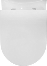 Azario Унитаз-компакт Kano 93590 безободковый с бачком с сиденьем микролифт белый – фотография-10