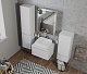 Mixline Мебель для ванной Виктория 60 L подвесная белая софт – картинка-20