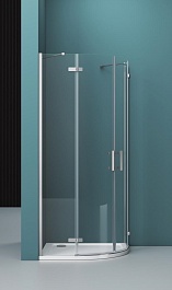 BelBagno Душевой уголок Kraft 100/100 KRAFT-R-2-100-C-Cr стекло прозрачное – фотография-6