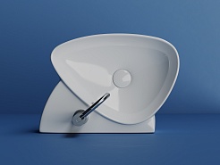 Ceramicanova Раковина угловая Element 49/35 CN5049 белая – фотография-4