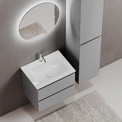 Sancos Тумба под раковину Folk 60 ergraut soft – фотография-2