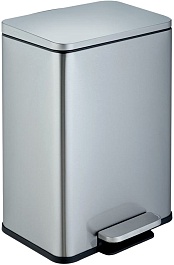 WeltWasser Ведро для мусора WW Golf MT 20L сталь матовая – фотография-1