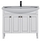Aquanet Мебель для ванной "Честер 105" белый/серебро – фотография-21