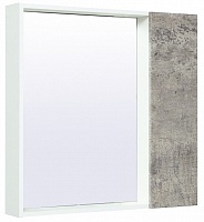 Runo Зеркало-шкаф для ванной Манхэттен 75 серый бетон