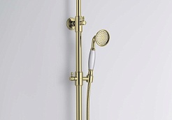 Aquatek Душевая стойка Классик AQ2563PG полированное золото – фотография-5