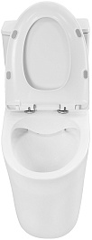 Azario Унитаз-моноблок Ansa AZ-2301 безободковый с бачком с сиденьем микролифт белый – фотография-9