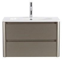 Cezares Тумба с раковиной Relax 80 подвесная сатин