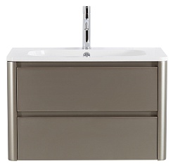 Cezares Тумба с раковиной Relax 80 подвесная сатин – фотография-1