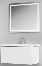 Am.Pm Мебель для ванной Gem 75 глянец белый, с 1 ящиком – фотография-1