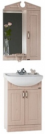 Водолей Мебель для ванной Капри 55 R дуб – фотография-1