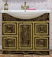 Sanflor Мебель для ванной Адель 100 венге, патина золото – картинка-13