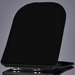 Esbano Сиденье для унитаза Gartez черное матовое – фотография-1