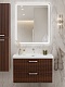 BelBagno Тумба с раковиной Due 80 подвесная Noce ручки Хром полированный – картинка-30