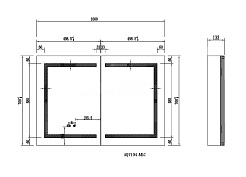 Aquatek Зеркало-шкаф 100 AQ7104-MLC с круговой подсветкой – фотография-4