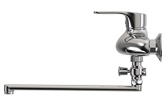 Mixline Смеситель для ванны и раковины 40k ML06-02 хром – фотография-3