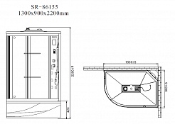 Orans Душевая кабина SR-86155AR – фотография-7