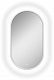Continent Зеркало Prime White Led 450x800 – фотография-16