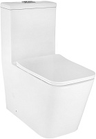 Azario Унитаз-моноблок Avanti AZ-6203 безободковый с бачком с сиденьем микролифт белый