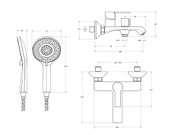 BelBagno Душевая система Aurora AURORA-VASM-CRM хром – фотография-7