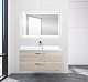 BelBagno Тумба с раковиной AURORA 1000 Rovere Galifax Bianco, ручки хром – фотография-7