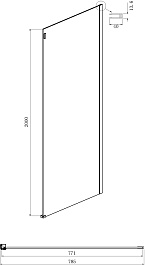 Ambassador  Душевой уголок Benefit 130x80 19022202HBB-80HBB – фотография-8