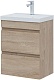 Aquanet Тумба под раковину Нота New 50 подвесная дуб светлый – фотография-18