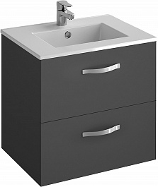 Jacob Delafon Тумба с раковиной "Ola 60" серый антрацит – фотография-1