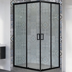 Royal Bath Душевой уголок RB 8100HPD-C-BL 100х80х185 – фотография-1