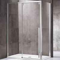 Vincea Душевой уголок Lugano 120x90 VSR-1L1013CL-1 профиль хром стекло прозрачное