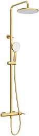 Cezares Душевая система RELAX-CD-BORO брашированное золото – фотография-2