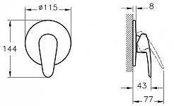 Vitra Смеситель Dynamic S A42225EXP – фотография-2